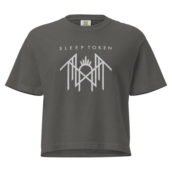 Sleep Token Alkaline Mineral Wash Womens Crop Top