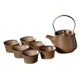thumbnail image 4 of Tetera de cerámica con tapa, calentador de leche con filtro de té, teteras, infusor de té para la familia, regalos del Día de San Valentín, , marrón BLESIY Tetera, 4 of 8