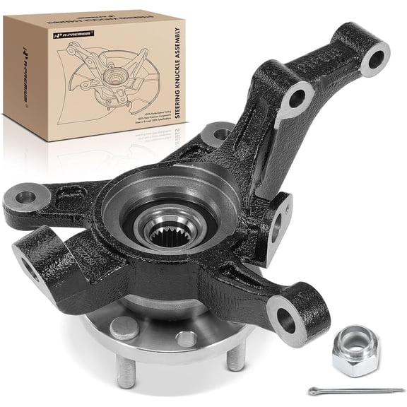 A-Premium Front Right Steering Knuckle & Wheel Bearing Hub Assembly Compatible with Chevrolet Aveo 2004-2011, Aveo5 2007-2011 & Pontiac G3 2009-2010, Passenger Side