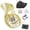 gold, variant on Double French Horn F/Bb 4 Keys Nickel plated&Gold Craft Lacquer Brass French Horn With French Horn Case, Mouthpiece, Gloves, Cleaning Cloth and Brush (Gold)