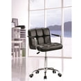 thumbnail image 2 of Fine Mod Imports Studio Leather Mid-Back Office Chair, 2 of 2