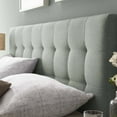 thumbnail image 5 of Modway Lily Queen Upholstered Polyester Fabric Headboard in Gray, 5 of 10