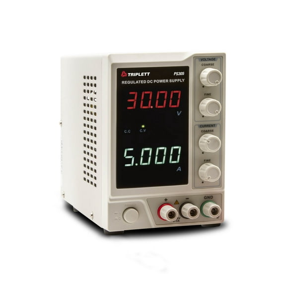 Triplett AC to DC Power Supply, 110/220V AC, 30V DC, 160W, 5A PS305
