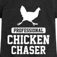 thumbnail image 3 of Instant Message - Professional Chicken Chaser - Toddler & Youth Girls Short Sleeve Graphic T-Shirt, 3 of 6