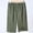 Army Green, variant on kosheko Men's Multi-Zip Pocket Elastic-Waist Capri Work Pants with Dual Zip Slots & Straight Cut for Woodland Hiking Yellow XXXXXL