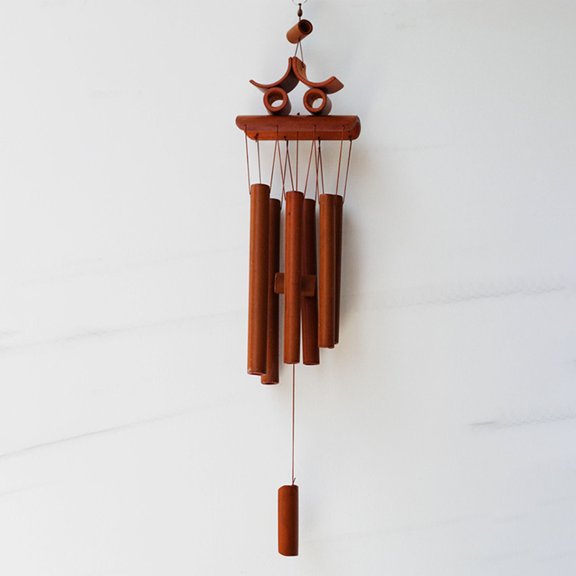 Raindrops Chime Hanging Wind Chime Outdoor Windchime Bamboo Wind Bell Decor