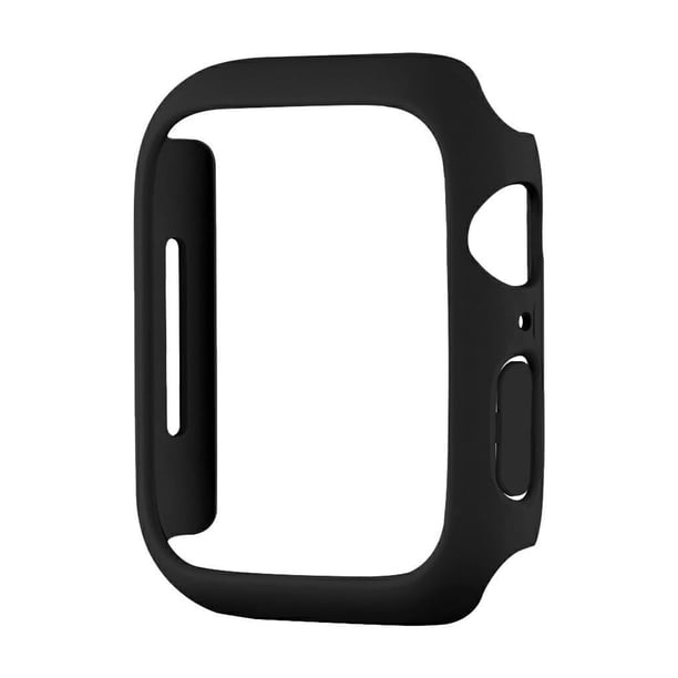 Adecuado para carcasa protectora de Apple Watch, paquete de medio marco de PC, funda protectora hueca para iWatch