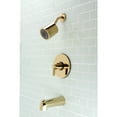 thumbnail image 2 of Kingston Brass KB6692NDL NuvoFusion Single-Handle Tub and Shower Faucet, Polished Brass, 2 of 3