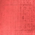 thumbnail image 1 of Ahgly Company Indoor Square Oriental Red Industrial Area Rugs, 4' Square, 1 of 4