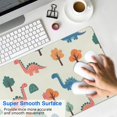 thumbnail image 4 of Long Mouse Pads for Desk,Beige Dinosaurs Landscapes Pattern Desk Mats on Top Of Desks, Desk Mouse Pad Extra Large with 3mm Non-Slip Base and Stitched Edge for Gaming,Office,Work,Home 31.5"x11.8", 4 of 6