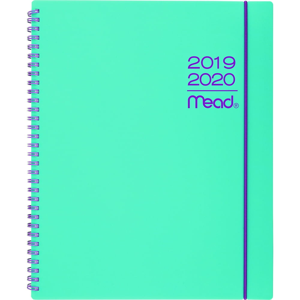 Mead color pop large weekly monthly planner 8 5 x 11 assorted