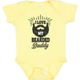 thumbnail image 3 of Inktastic I Love My Bearded Daddy Boys or Girls Baby Bodysuit, 3 of 5