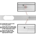 thumbnail image 4 of TURBRO Portable Air Conditioner Window Vent Kit, Window Slide Kit Plate for Portable Air Conditioner, Adjustable Length Portable AC Vent Kit for Exhaust Hose of 5 Inch, 4 of 6