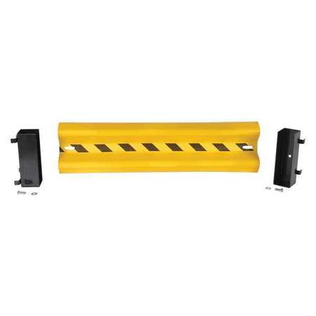 Integrated Rail System - VESTIL GR-D-4-PC-YEL Guard Rail System - Drop In Rail Yellow