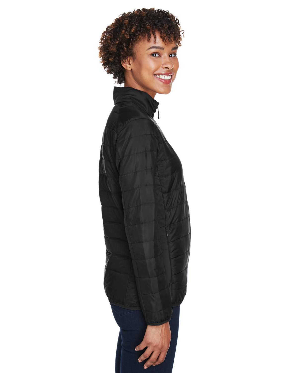 Ladies' Prevail Packable Puffer Jacket - BLACK - S - image 3 of 3