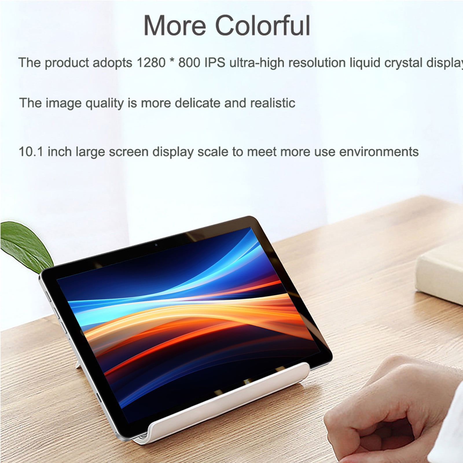 10.1 Inch Android Tablet, 4GB RAM 32GB ROM, 256GB Expand, 5G WiFi, Dual SIM, GPS, Bluetooth, 6500mAh Battery, FHD Display, Face ID