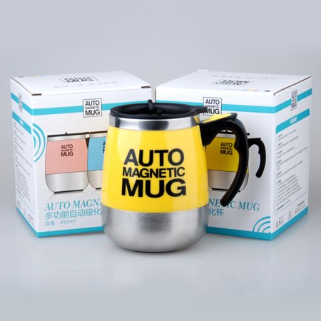 automatic magnetic stirring mug