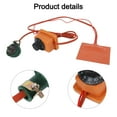 thumbnail image 2 of Silicone Rubber Heater Adjustable Temperature 30-150℃ Electric Heating Plate, 2 of 10