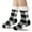 Black, variant on LYMAYTER Women Slip Grip Socks Fashion Buffalo Plaid Fuzzy Socks Winter Non-Slip Sole Slippers Socks