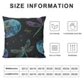 thumbnail image 5 of Dragonfly Throw Pillow Cover for Women Girls,Watercolor Dragonfly Pillow Cover Trippy Galaxy Stars Cushion Cover,Modern Aesthetic Art Decorative Pillow Cover for Sofa, 5 of 5