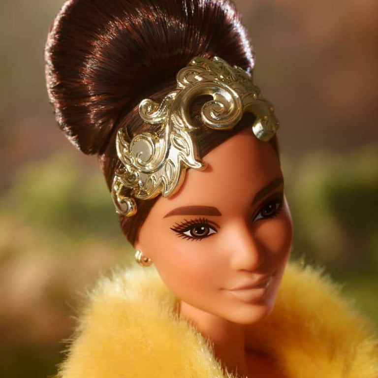 Guo Pei 2022 Barbie Doll in Golden-Yellow Gown, Platinum Guo Pei 2022 Barbie Doll in Golden-Yellow Gown, Platinum