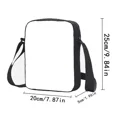 thumbnail image 2 of Bolso de mensajero de hombro con estampado de Gengars para niños y niñas, bolso de mano informal para hombres y mujeres, bolso para teléfono, bolsa de compras, 2 of 4