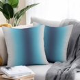 thumbnail image 2 of Dark Blue Grey Ombre Throw Pillow Covers 20x20 Inch Set of 2, Modern Abstract Art Gradient Waterproof Outdoor Pillow Covers, Decorative Cushion Pillowcases for Couch, Sofa, Bed, Garden, Patio, 2 of 9