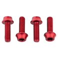 thumbnail image 1 of Wolf Tooth Precision Anodized Water Bottle Cage Bolts - 4 Pcs. Red, 1 of 11