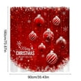 thumbnail image 3 of Fmbmuo Christmas Shower Curtains Waterproof Red Polyester Decorations， Christmas Tree Traditional Shower Curtain 1Pcs, 3 of 6