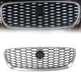 thumbnail image 2 of Car Front Bumper Grill Upper Mesh Grille For Jaguar XF 2016-2019, 2 of 7