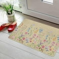 thumbnail image 2 of Floral Decor Door Mat Welcome Flowers Doormat Non Slip Colorful Farmhouse Entrance Reusable Home for Spring Decoration Front Door Mats Indoor Outdoor Rug 17" x 30", 2 of 6
