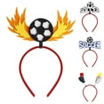 ZAROYEAX Europe 2024 Soccer Hair Bands Soccer Theme Party Creative zaroyeax-europe-2024-soccer-hair-bands-soccer-theme-party-creative