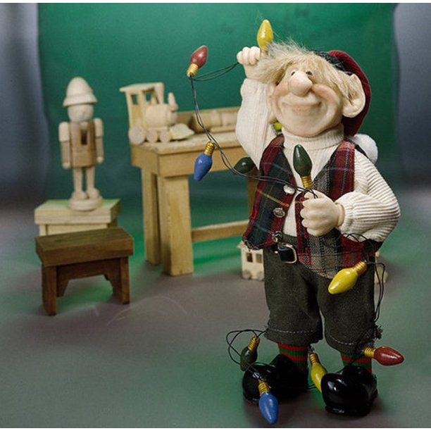 10.5" Zims The Elves Themselves Albert Collectible Christmas Elf Figure