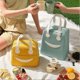 thumbnail image 4 of Lunch Bag Insulated Bag Lunch Box Large Capacity Bag Outdoor Picnic Portable Tote Bag (Navy), 4 of 5