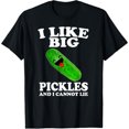 thumbnail image 6 of [Funny Cotton T-Shirt] Cotton Funny T-Shirt | 1pc "I Like Big Pickles" Print - Casual Crew Neck, Short Sleeve, Slight Stretch, All-Season Comfort - Perfect for Weekends & Gifts, Sizes S-XXXL, 6 of 6