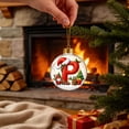 thumbnail image 5 of WWC Letter Christmas Ball Ornament, 17D Acrylic LED Hanging Personalized Letter Ornament, Warm Glowing Christmas Tree Decor for Holiday Party Gift, P, 5 of 6