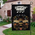 thumbnail image 2 of Vintage Bee Garden Flag 12x18 Inch Linen Vertical Outdoor Flag with Floral Design for House Front Yard Backyard Lawn Decor, 2 of 6