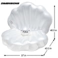 thumbnail image 2 of Flotador inflable con forma de concha para piscina Triumpeek Triumpeek 57L Triumpeek Triumpeek, 2 of 5