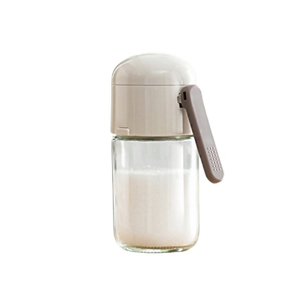 Plastic Salt and Pepper Shakers with Hinged Lid, No Spill Lunch Bag