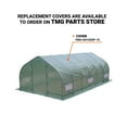 thumbnail image 3 of 10x20 Tunnel Greenhouse Grow Tent - Cold Frame w/ Ripstop Cover & Mesh Windows - Galvanized Steel Frame - Peak Roof - for Garden & Commercial Use - TMG-GH1020P, 3 of 5