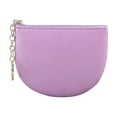 thumbnail image 1 of Monedero pequeño con llavero y cremallera de cuero, monedero pequeño, morado:;:;, 1 of 5