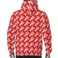 thumbnail image 7 of Goofa Retro Lobsters for Men's Hooded Sweatshirt - Lightweight Pullover Hoodie with Kangaroo Pocket, Perfect for Everyday Wear-Large, 7 of 7