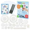 thumbnail image 4 of CREATITOY Kaleidoscope Drawing Stencil Toy Set - 27-Piece Art Kit for Kids & Adults, Creative Family Activity for Motor Skills & Relaxation, 4 of 9