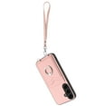 thumbnail image 7 of for Samsung Galaxy A14 5G Case, Card Holder Wallet Case, Ring Holder Stand, Wrist Hand Strap, PU Leather Anti-Scratch Shockproof Protective Flip Phone Cover for Samsung Galaxy A14 5G Case, Rosegold, 7 of 7