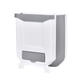 thumbnail image 1 of Cubo de basura de cocina, plástico, plegable, montado en la pared, para puerta de armario, cubo de basura colgante, blanco, 1 of 5