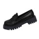 thumbnail image 2 of Xucatan Women's Patent Leather Tassel Loafers, Chunky Sole Slip-On Flat Shoes, Classic British Style Casual Shoes for Women, Plus Size Uniform Shoes Gift, 2 of 7