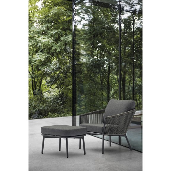 Yarrow Outdoor Chair and Ottoman