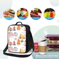 thumbnail image 4 of Disketp Gnome Camping Bolsa Térmica Estampada para Almuerzo, Lonchera para Hombres y Mujeres Adultos, 4 of 7