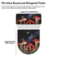 thumbnail image 7 of HELLHERO Toilet Seat Lid Cover Set with Soft Pack of 2 Toilet Seat Cover Replacement 17x21 Inches for Fits All Toilet Shapes, Dragonfly and Mushrooms, 7 of 7