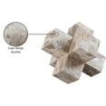 thumbnail image 4 of Meridina Furniture Jack Beige Marble Decorative Jack Object, 4 of 5